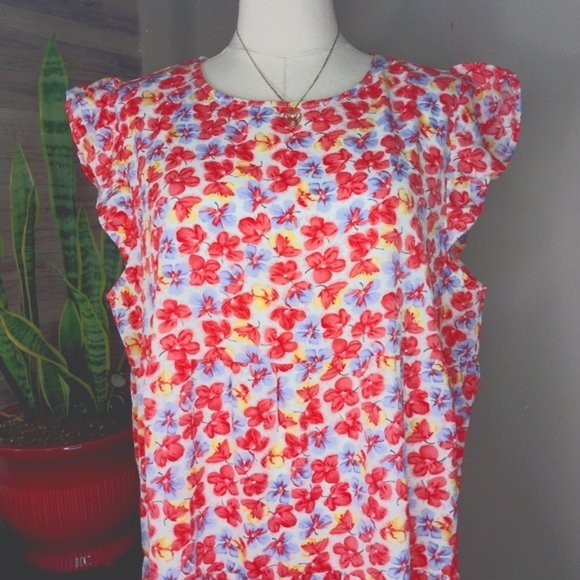 Kirundo Spring Dress Size Large Floral Colorful - Picture 3 of 15